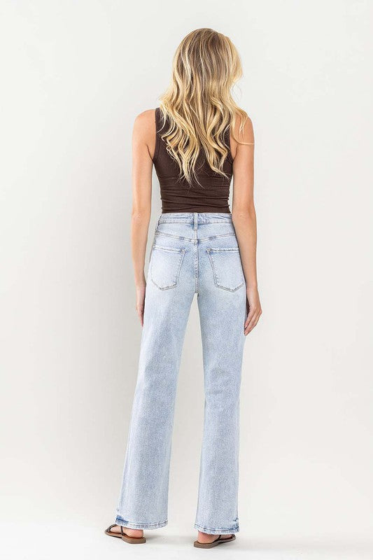 90s Vintage Super High Rise Flare Jeans (Shipping Only)