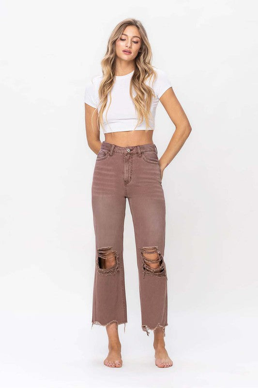 90's Vintage Crop Flare Jean (Shipping Only)