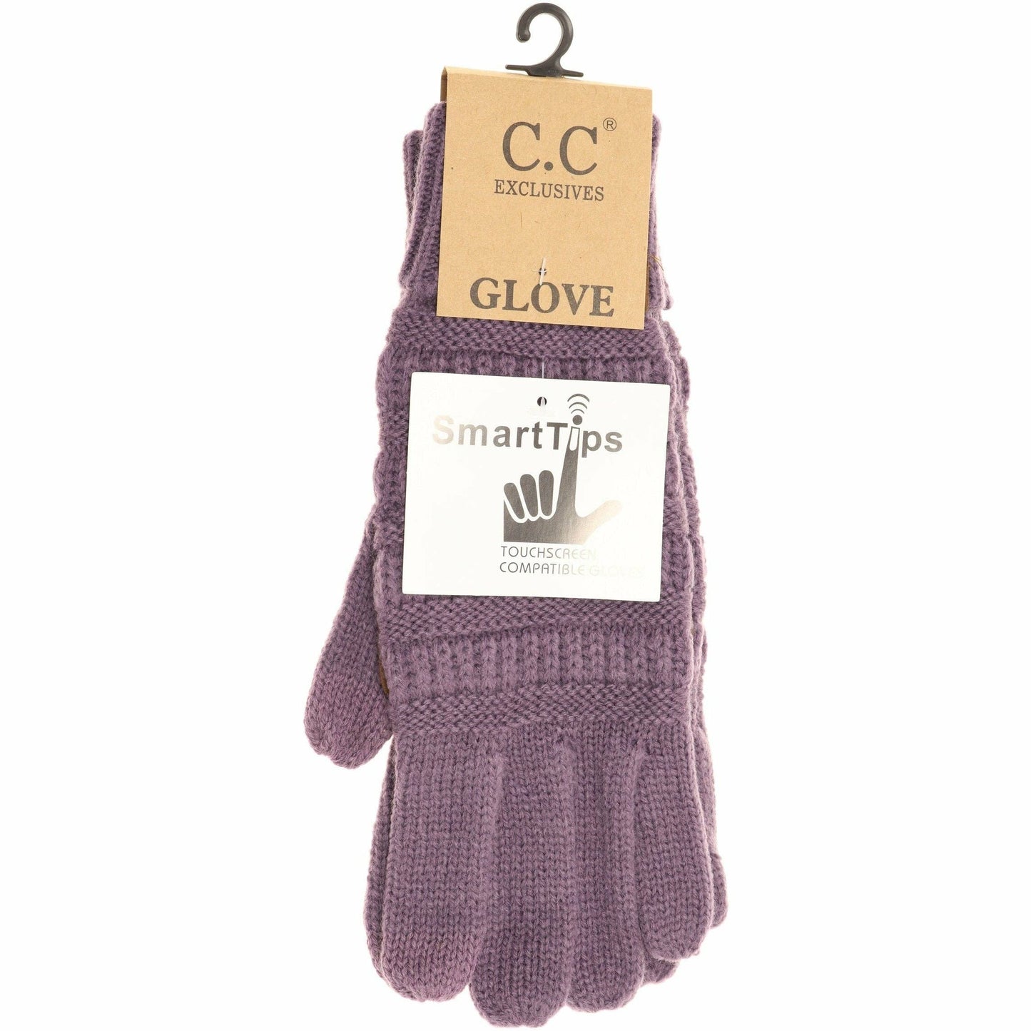 Solid Cable Knit CC Gloves G20