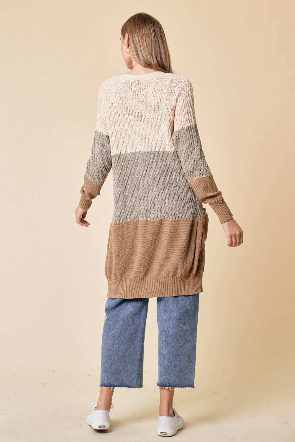 Doe Colorblock Cardigan