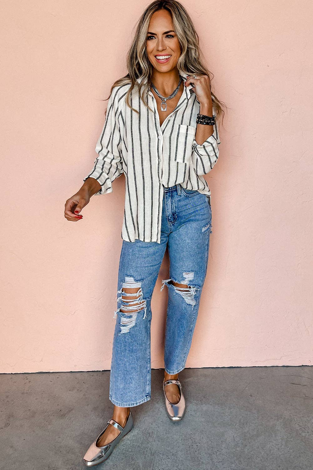 Oversized Buttoned Down Shirt