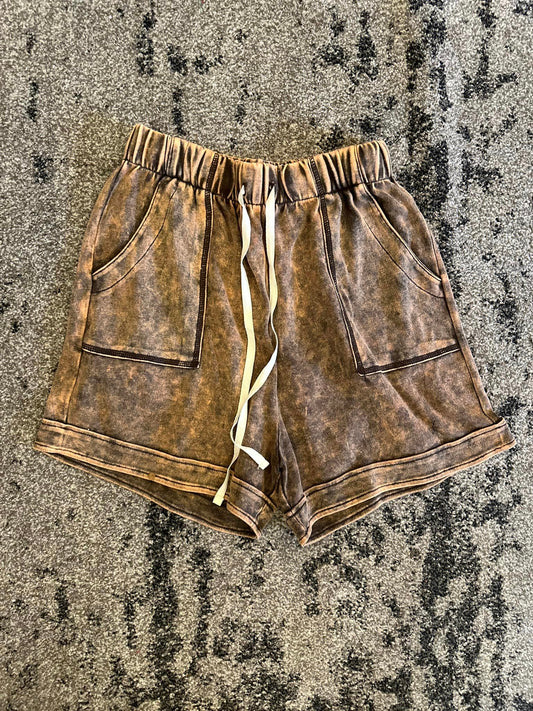 Acid Wash Shorts