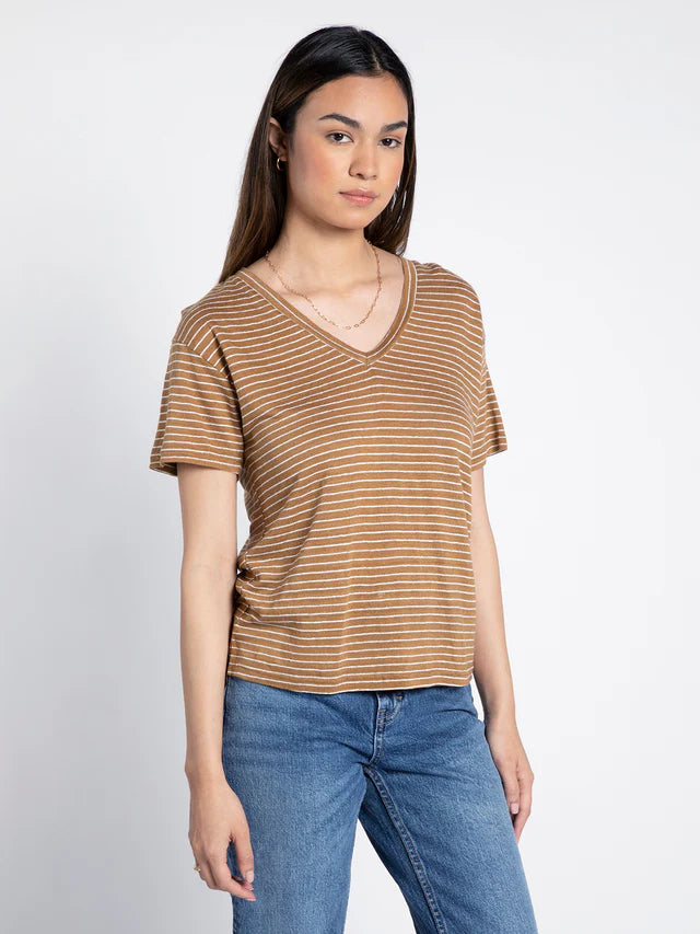 Mustard Striped Tee