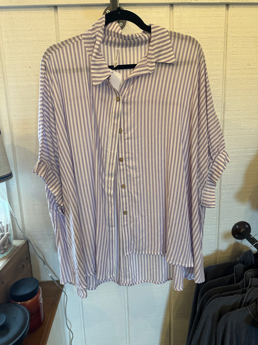 Purple Stripe Top