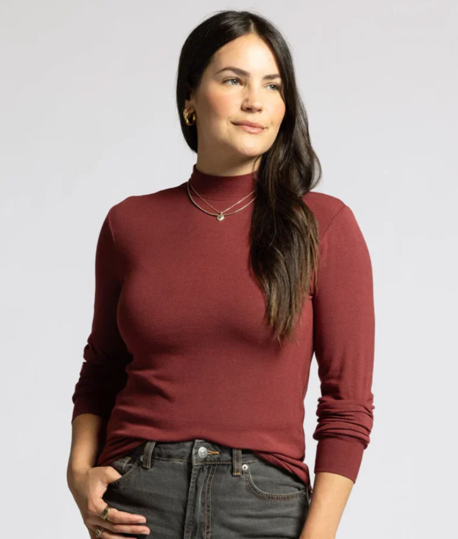 Liz Top - Maroon