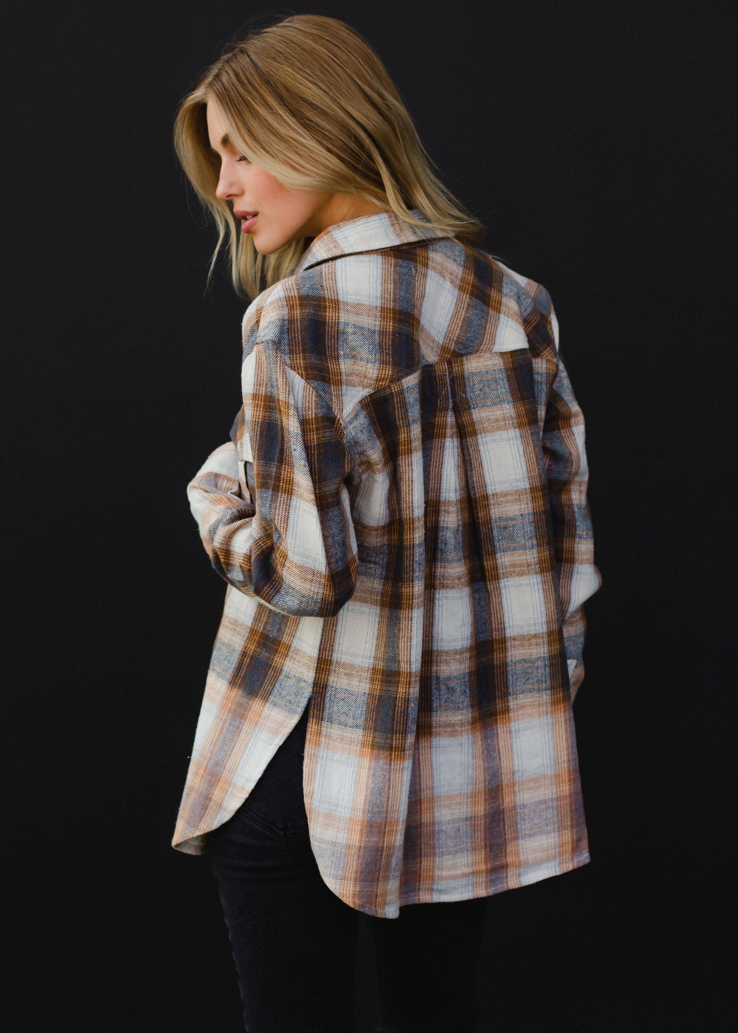 Bleached Plaid Flannel