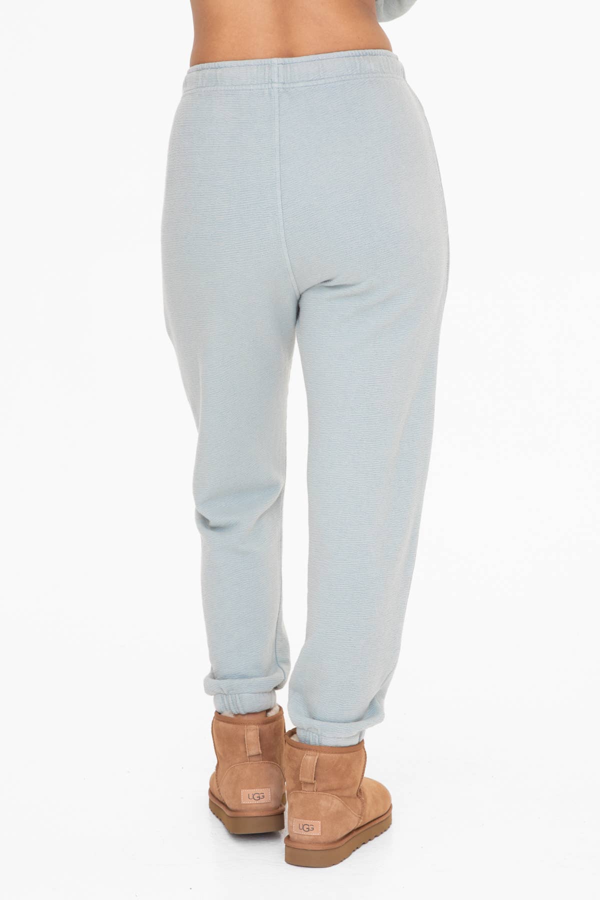 Mineral-Washed Jacquard Joggers