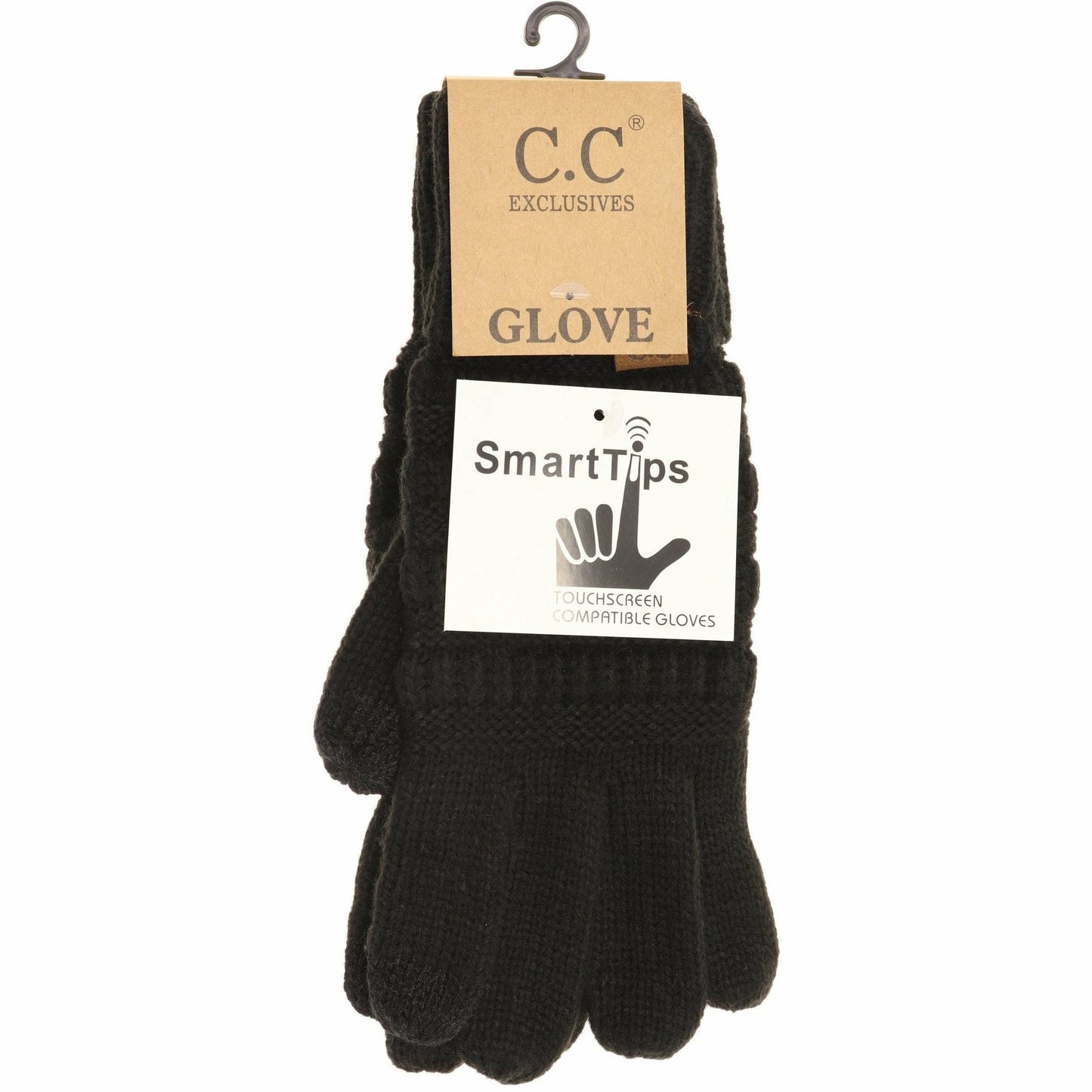 Solid Cable Knit CC Gloves G20