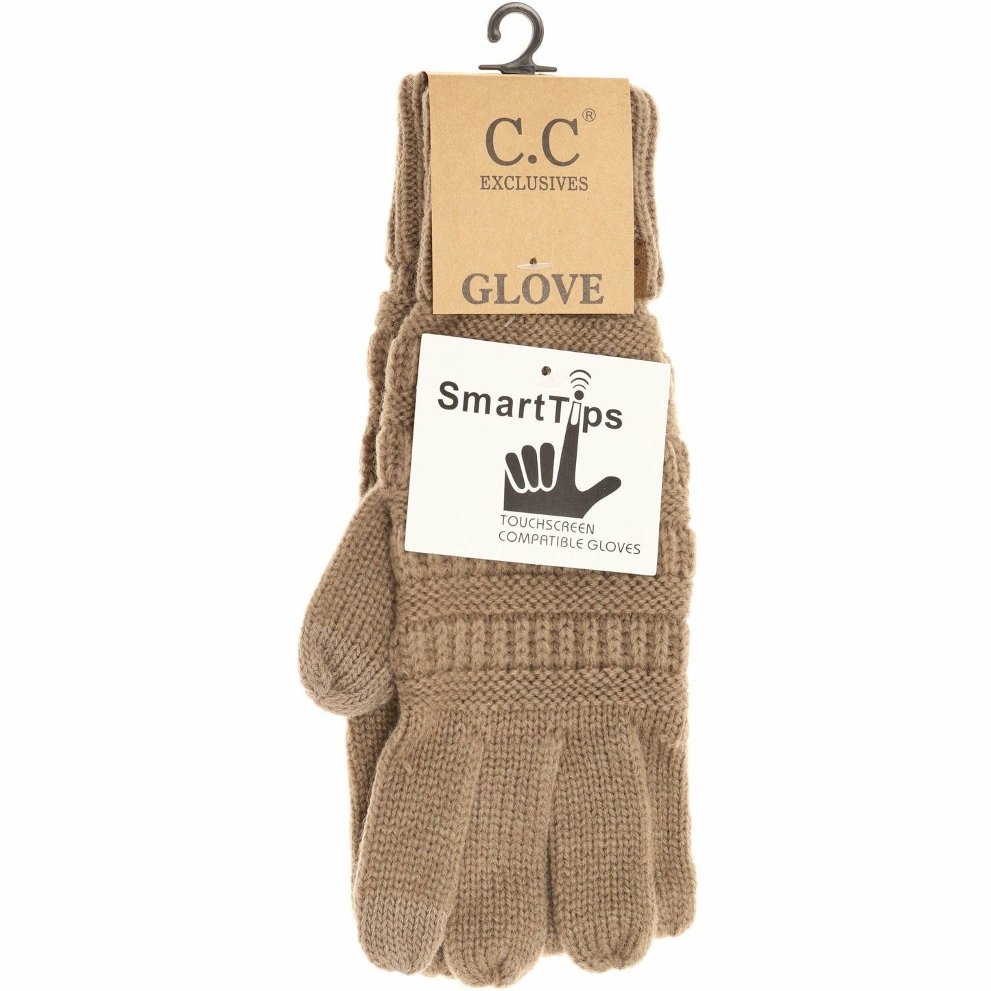 Solid Cable Knit CC Gloves G20