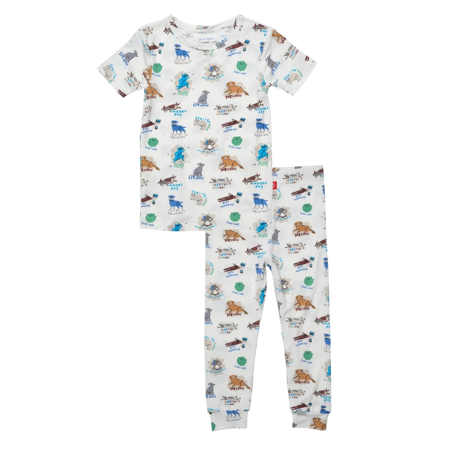 Magnetic Me - Short Sleeve Pajamas (Dog Days)