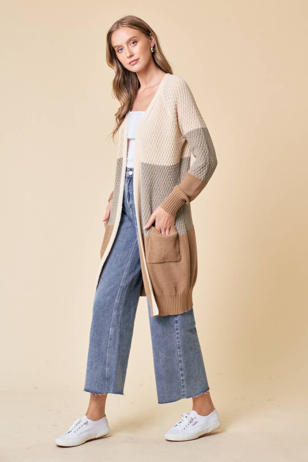 Doe Colorblock Cardigan