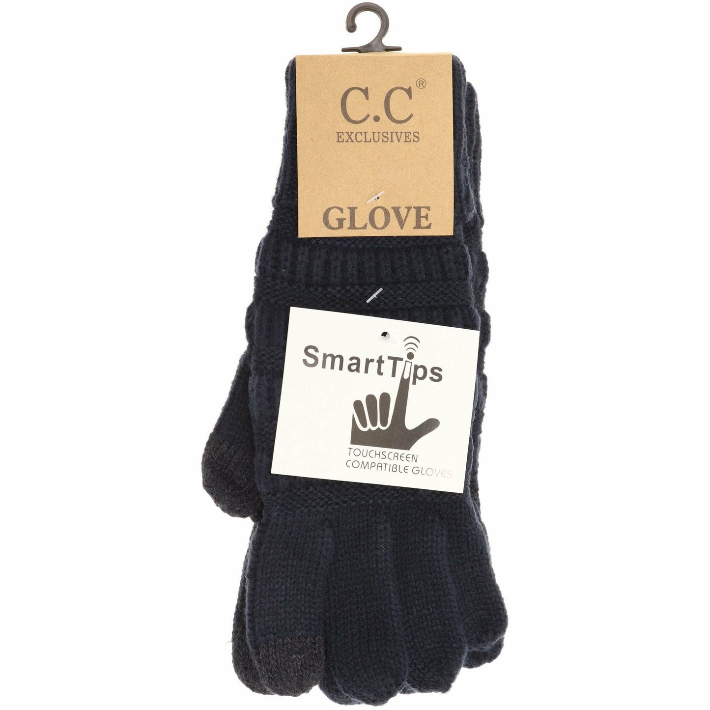 Solid Cable Knit CC Gloves G20